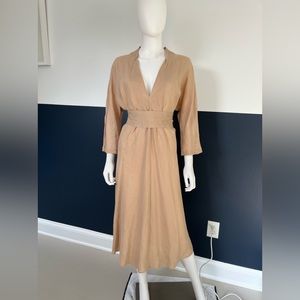 Beige Linen dress